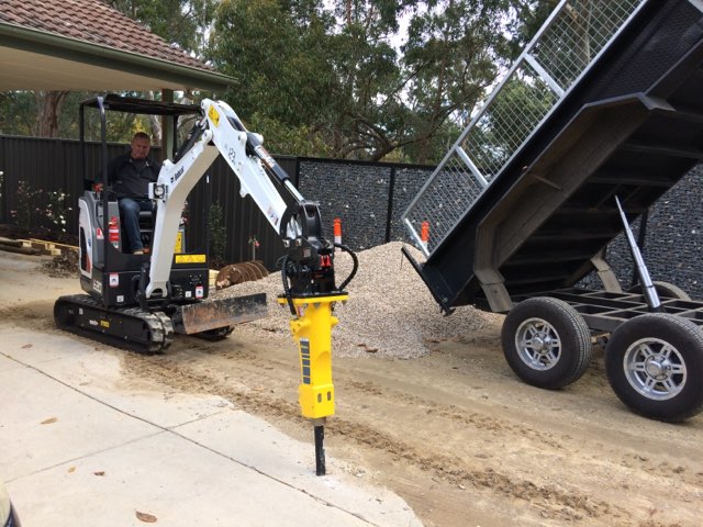 Tight Access Mini Excavations Adelaide